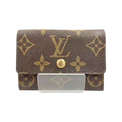 Used 〇〇 LOUIS VUITTON Monogram Portomone Plastic Coin Case M61930 Brown Some - Image 1 of 4