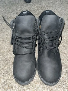 Timberland Premium Stiefel schwarz Wildleder Gr. 6,5y - Bild 1 von 9