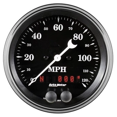 AutoMeter 1749 Old Tyme Black, 3-3/8" GPS Speedometer - Image 1 of 4