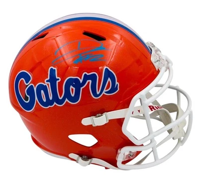 DJ LAGWAY FLORIDA GATORS SIGNED FULL SIZE HELMET SPEED REPLICA AUTO BECKETT COA - Image 1 of 2