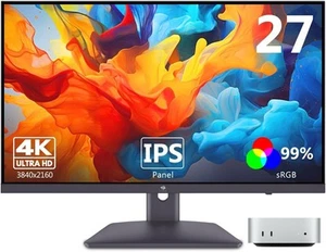 Apple Mac Mini M4 Pro / 27" 4K Monitor / 24GB RAM / 2,5TB SSD / Hub / Windows... - Bild 1 von 12