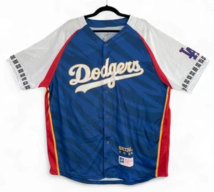Dodgers Korean Heritage Night Jersey 2024 SGA 5/22/24 SIZE XL Korea Blue Unisex - Picture 1 of 9
