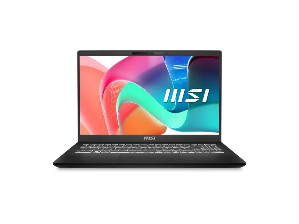 MSI Modern 15 H 15.6" Touch Screen Laptop Intel Core 9 270H 32GB RAM1 TB NVMe SS - Image 1 of 4