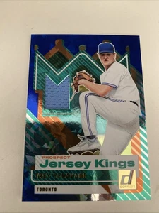2025 Donruss Trey Yesavage Jersey Kings Blue Ice Toronto Blue Jays - Picture 1 of 2