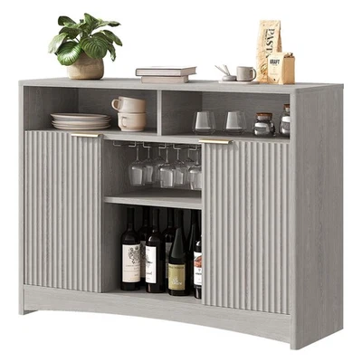 47.2" Bar Cabinets with Storage, Modern Buffet Cabinet, Large Sideboard with ... - Image 1 of 4