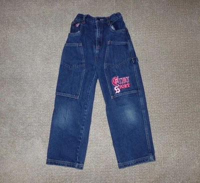 JEANS CARPINTERO DEPORTIVOS FUBU VINTAGE Y2K NIÑOS TALLA 6 Foto 1 de 3