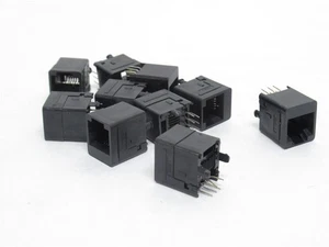 229269 New-No Box; Molex 424106170 Lot-10 Jack Modular Connectors; Vertical - Picture 1 of 5