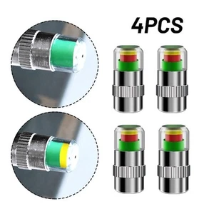 Secure Your Vehicle with 4PCS Car Tire Pressure Indicator Valve Covers - Picture 1 of 13