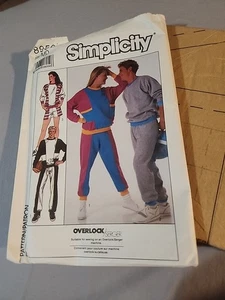 Simplicity 8959 Größe Medium Strickhose, Shorts & Top ungeschnitten 1989 - Bild 1 von 5