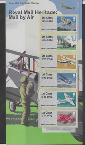 GB 2017 MNH POST & GO ROYAL MAIL HERITAGE MAIL BY AIR PACK P&G 28 - Picture 1 of 2