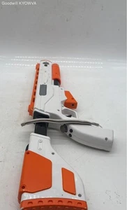Cabelas White Orange Shotgun Controller Wired Gun For Xbox 360 Shooting Games - Picture 1 of 11