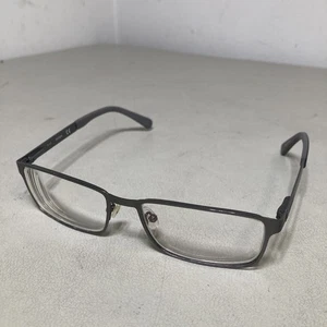 Guess Men's Gunmetal Rectangular Eyeglasses FRAMES ONLY - GU 1884 009 55-17-140 - Picture 1 of 9