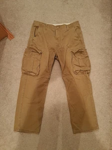 Levi’s Khaki Cargo Pants Men’s Size 34x30 Loose Straight Workwear (1) - Picture 1 of 11