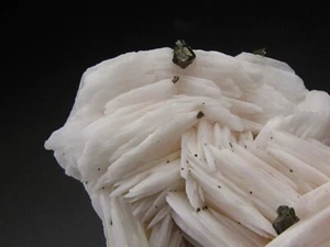 Chalcopyrite on Barite crystals Dreislar Mine Germany - Picture 1 of 6