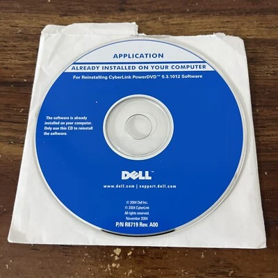 DELL Application CD for Reinstalling Cyberlink PowerDVD 5.3 Software - Image 1 of 3