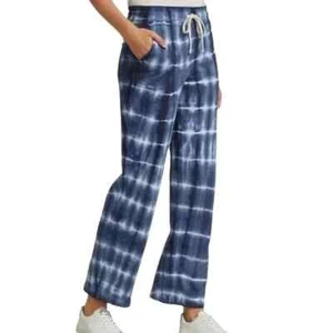 New SUNDRY Blue Tie Dye Straight Leg Lounge Pants Women's Size 1 (US Small) Cozy - Picture 1 of 12