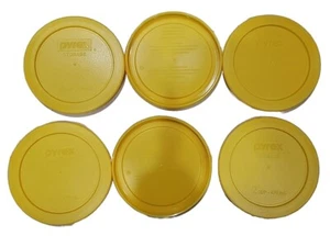 Pyrex 7200-PC Tapa de Repuesto Redonda Amarilla (Pack de 6). - Imagen 1 de 2