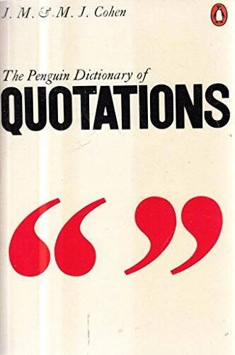 Dictionary of Quotations, The Penguin (Reference Books) - Paperback - ACCEPTABLE Foto 1 de 1