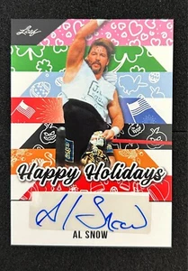 2025 Leaf Happy Holidays Al Snow Auto SP #BA-AS2 WWF WWE signierte Wrestling-Karte - Bild 1 von 2