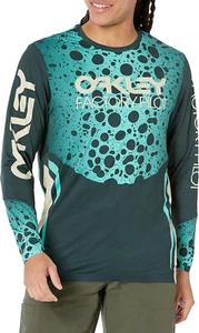 New Oakley Maven Rc Jersey • Green Frog LS Trail Shirt - Size Mens X•Small - XS - Picture 1 of 4
