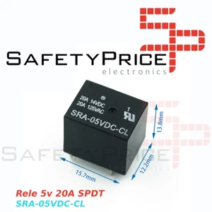 Rele 5v 20A SPDT - SRA-05VDC-CL - Imagen 1 de 1