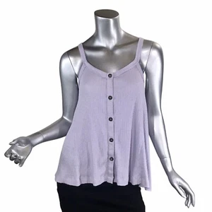 SO Goods For Life Medium Purple Flowing Tunic Ribbed Tank Soft Stretch - Picture 1 of 13
