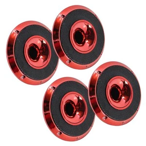 Audiopipe 2 Pairs of 6.5" 150W RMS 4 Ohm Red EyeCandy Compression Loud Speakers - Picture 1 of 9