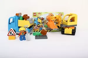 Lego Duplo Town Construction Set 10812-1 Truck & Tracked Excavator 100% complete - Picture 1 of 6