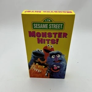Monster Hits! VHS 1990 Sesame Street Songs Home Video Jim Henson Frank Oz Rare - Imagen 1 de 4