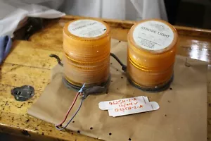 North American Signal STROBE Pair, Master/S, amber - Picture 1 of 9
