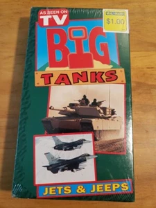BIG-  TANKS , JETS, JEEPS & HELICOPTERS  New Sealed, VHS- As Seen on TV C-1 - Picture 1 of 3