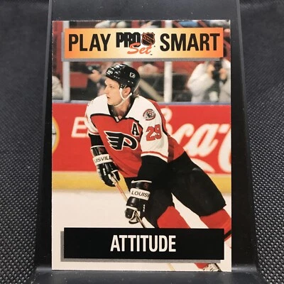 1992-93 Pro Set Hockey Card #269 Terry Carkner PS/Philadelphia Flyers/Attitude - Image 1 of 2