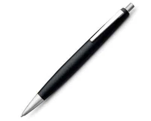 LAMY 201 Schwarz 2000 Gebürsteter Edelstahl Clip Kugelschreiber 4000792 - Bild 1 von 1