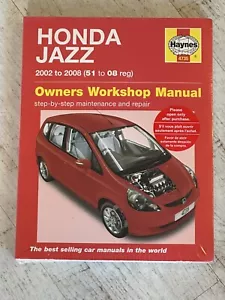 NEW - Haynes Manual 4735 - Honda Jazz, 2002 to 2008 - Picture 1 of 1