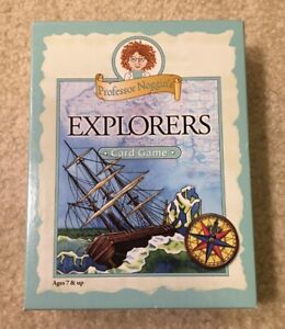 Professor Noggin's Explorers History Geography Educational Card Game Complete