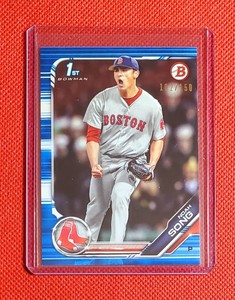102/150 Noah Song 2019 Bowman Draft 1st Blue Paper #BD-99 Boston Red Sox 