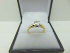 18ct Gold Diamond Square Cluster Ring  Size K 1/2   R1825