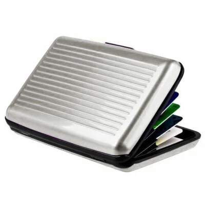 RFID Blocking Men Women Plastic Card Wallet Credit Card Case Holder Waterproof - Image 1 of 4