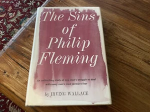 Irving Wallace ~ The Sins of Philip Fleming ~ 1st Edition First Printing ~ 1959 - Picture 1 of 18