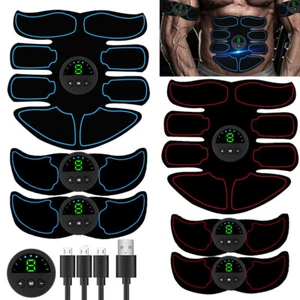 ABS Muscle Stimulator EMS Trainer Tens Unit Portable Stimulater Massager USA - Picture 1 of 29