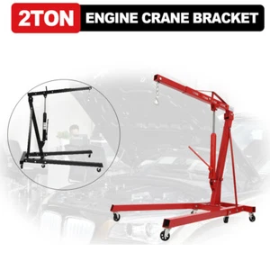 2 TON Heavey Duty Engine Motor Hoist Cherry Picker Shop Crane Lift 4409LBS FAST - Bild 1 von 48