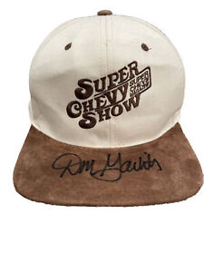Super Chevy Magazine Show Hat NHRA Legend Don Garlits Autographed Cap Off White