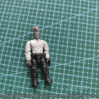 "Cabeza de soldado Cyberpunk David Martínez 1/24 esculpida para figura de 2,5"" sin pintar" Foto 1 de 2
