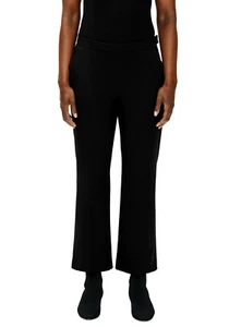 Eileen Fisher Bio-Baumwolle Schlag kurze schwarze Hose seitlicher Reißverschluss Taschen Gr. 6 - Bild 1 von 9