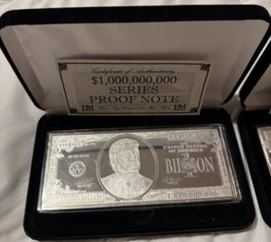 Donald Trump 45th Build Wall, 4 OZ Silver Bars .999 Silver Rare Sold Out - Picture 1 of 2