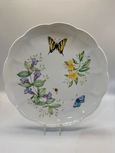 Lenox Butterfly Meadow 2er Set Speiseteller - Floral Porzellan Geschirr - Bild 1 von 4
