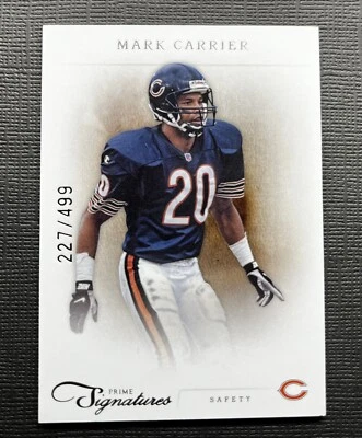 2012 Panini Prime Signatures Mark Carrier #115 SP /499 Chicago Bears 🔥🔥🔥 - Image 1 of 2