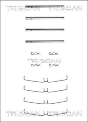TRISCAN Disc Brake Pads Accessory Kit For VOLVO JAGUAR 240 260 E-Type 2+2 71-93 - Image 1 of 4
