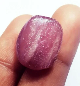 Natural Red Ruby Rough Loose Gemstone 27.35 Ct Certified With Free Gift - Picture 1 of 6
