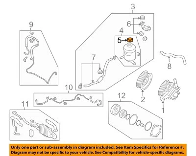 Mangueiras de bomba de entourage HYUNDAI OEM 07-16 - tampa de reservatório 571532T000 - Imagem 1 de 2